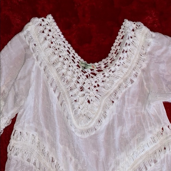 Lace Swimsuit Cover Up - Picture 2 of 4